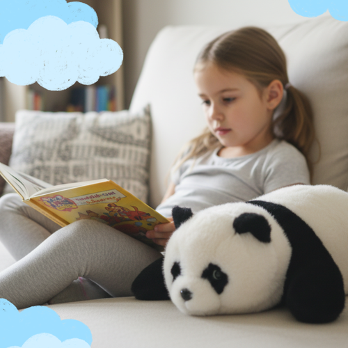 Mówiący PLUSZOWY MIŚ PANDA AI Zabawka Edukacyjna USB 3+ na Arena.pl