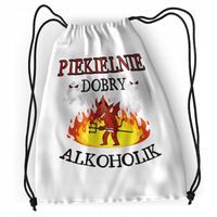 Plecak Dla Alkoholika Sportowy Szkolny Worek Torba Z Nadrukiem Ze Zdjęciem
