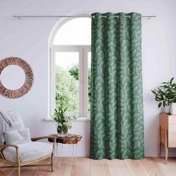 CURT/AH/VELVET/CALM/BOTTLEGREEN/140X250 zdjęcie 2