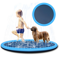 basen mata chłodząca zraszająca psa zwierząt fontanna brodzik 150 cm