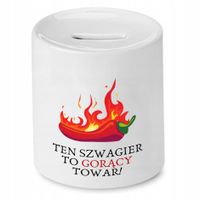 Dla Szwagra Skarbonka Marketing Prezent Z Nadrukiem Ze Zdjęciem