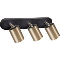 Regulowana LAMPA ścienna EYE SPOT 8818 Nowodvorski metalowa OPRAWA industrialny kinkiet reflektorki tuby mosiężne czarne