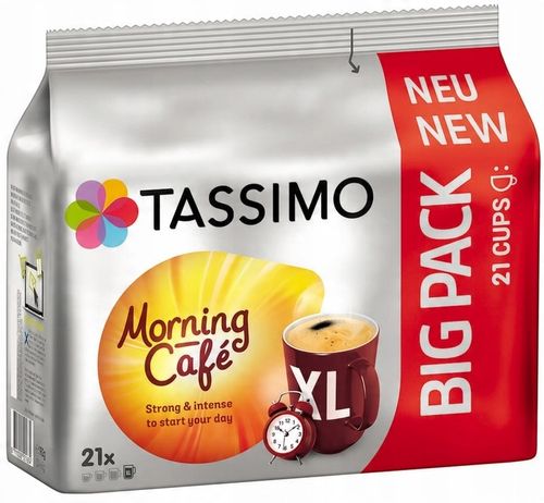 Kapsułki TASSIMO Jacobs Morning Cafe MILD XL 2 x 21 na Arena.pl