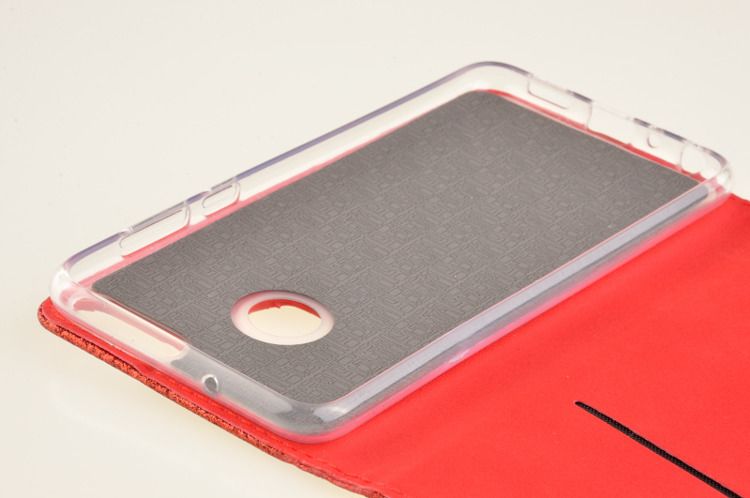 Etui Smart Brokat do HUAWEI P Smart czerwony zdjęcie 6