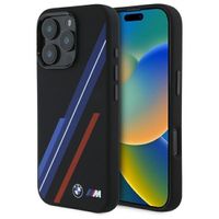 BMW BMHMP16L23SSPK iPhone 16 Pro 6.3" czarny/black hardcase Silicone Random