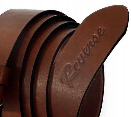 REVERSE Pasek męski SKÓRZANY pas do spodni BRZ 115 na Arena.pl