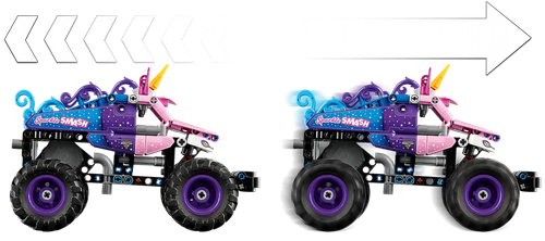 42220 - LEGO Technic - Monster Jam™ Sparkle Smash™ z napędem typu pull-back na Arena.pl