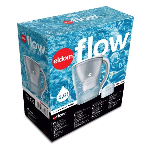Dzbanek Filtr do wody ELDOM DF100 poj. 2,5 litra + wkład zdjęcie 5