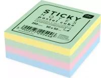 Blok Karteczek Samoprzylepnych 250 50X50 Pastel Interdruk