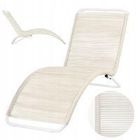 LEŻAK OGRODOWY ACAPULCO ŻYŁKOWY NA TARAS BALKON OGRÓD DUŻY I SOLIDNY