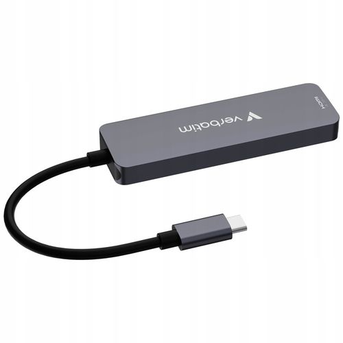 Hub USB Verbatim USB-C Essentials Multiport Hub 4 Port na Arena.pl