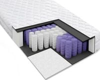 Materac piankowy 80x160 sprężynowy kieszeniowy 7 strefowy pocket 17 cm H3