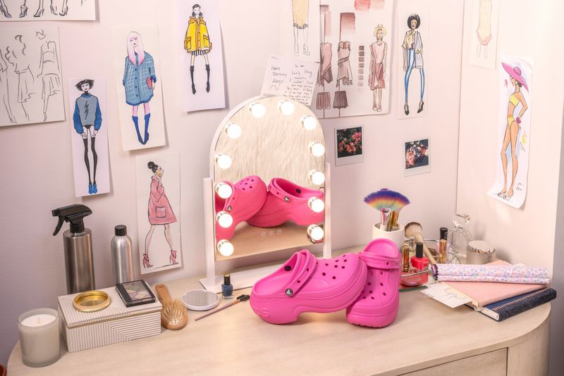 Damskie Buty Chodaki Platforma Koturn Crocs Bella 210062 Clog 38-39 zdjęcie 9