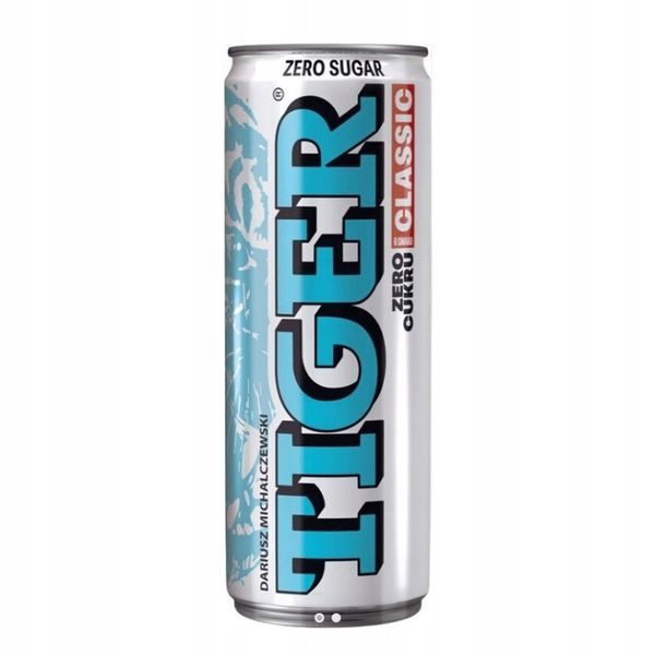 Tiger Classic Zero Napój gazowany low coffeine 250 ml zdjęcie 1