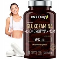 GLUKOZAMINA Kompleks Na Mocne Stawy i Kości + CHONDROITYNA + MSM 2600MG