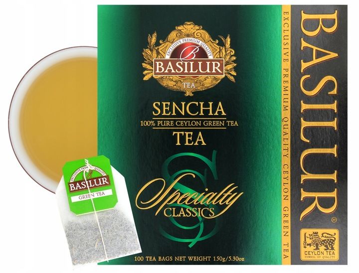 Herbata zielona Basilur Sencha Classics Ceylon - 100 x 1,5 g zdjęcie 1