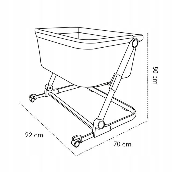 Skiddou Łóżeczko Dostawne Natt Nomadic Wood zdjęcie 12