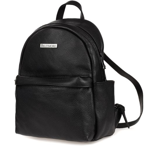 Czarny Mały Skórzany Plecak Damski Elegancki Plecaczek A5 Beltimore P15 na Arena.pl