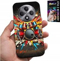 ETUI DO OPPO RENO12 F / 12FS 5G - ROCK PERKUSJA BĘBNY ROCK & ROLL + FOLIA