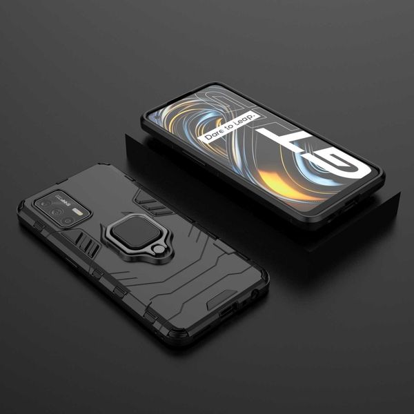 Spacecase X-Ring Realme Gt 5G Czarny zdjęcie 2