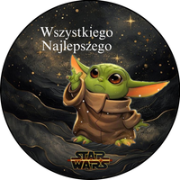 Opłatek na tort STAR WARS Gwiezdne Wojny Yoda Postać Postacie