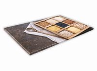 SZKLANA DESKA KUCHENNA 60x30 302d Kasze