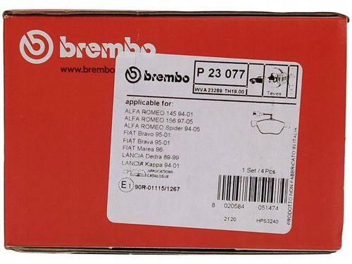 KLOCKI HAM ALFA ROMEO 166 BREMBO na Arena.pl