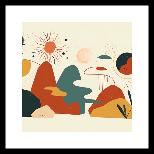 Plakat 30x30cm Kosmos Barw na Arena.pl