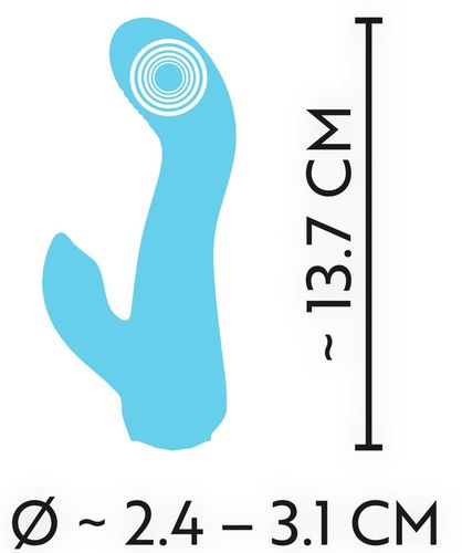 Cuties Mini Vibrator Blue 4 na Arena.pl