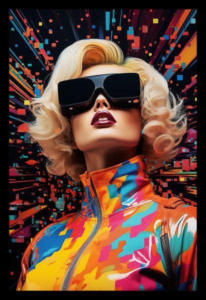 Plakat 20x30cm Retro Futuryzm zdjęcie 2