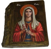 Ikona Święta Ewa jest patronką krawców i ogrodników