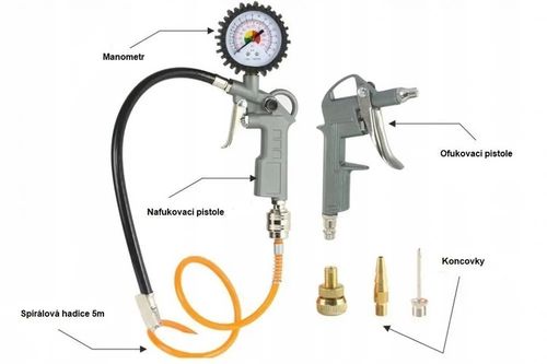 PISTOLET DO POMPOWANIA KÓŁ PRZEDMUCHIWANIA ZESTAW na Arena.pl