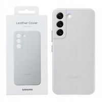 ETUI SKÓRZANE SAMSUNG LEATHER COVER DO S22 JASNOSZARE