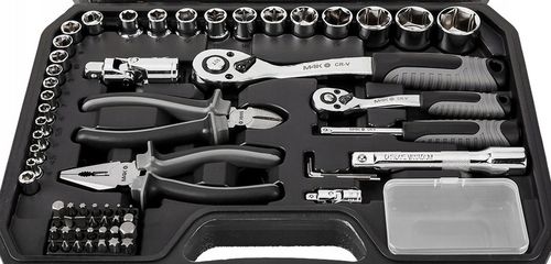 Zestaw Narzędzi NEO TOOLS M4K Garage, 90 el. Klucze Nasadowe Walizka na Arena.pl