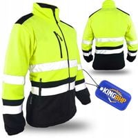 POLAR ROBOCZY ODBLASKOWY Bluza robocza ocieplana POLAROWA OSTRZEGAWCZA