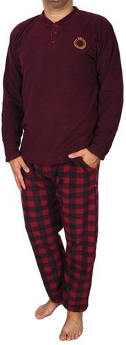 Piżama męska L POLAR krata GRUBA ciepła KIESZENIE na Arena.pl