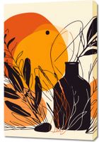 Obraz 60x90cm Jaskrawy Zachód