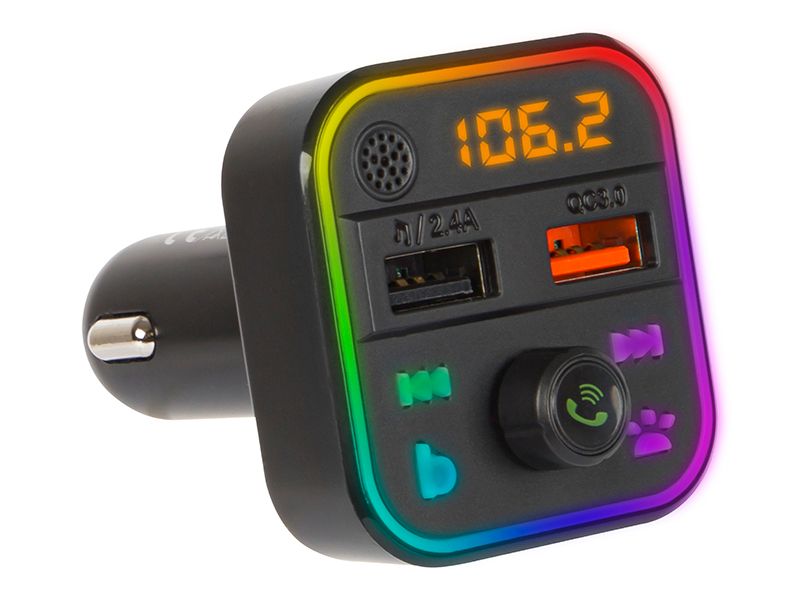 Transmiter FM BLOW Bluetooth5+QC3.0 RGB zdjęcie 1