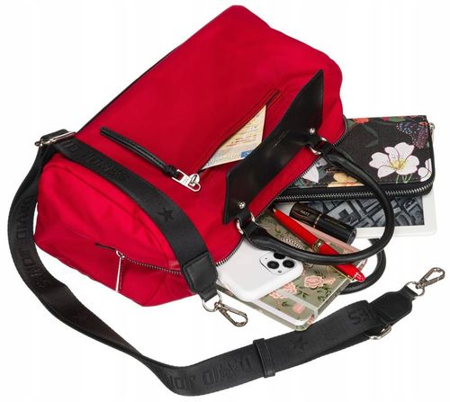 Poręczna, miejska torebka w kształcie bagietki - David Jones na Arena.pl