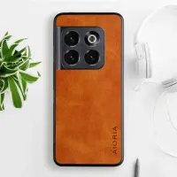 Etui AIORIA Vintage LEATHER do OnePlus 10T / Ace Pro pomarańczowy
