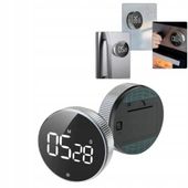 Minutnik Elektroniczny Kuchenny Stoper Timer H217 Cyfrowy Led Magnes Alarm