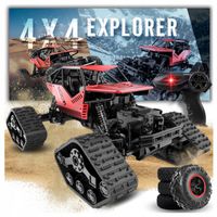 Samochód Zdalnie Sterowany Terenowy 4x4 Auto Na Pilota Z WYMIENNYMI KOŁAMI