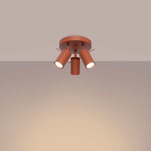 Plafon RING 3P ochra czerwona na Arena.pl