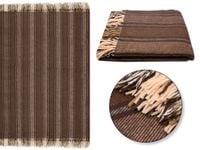 Koc Z Frędzlami 150X200 Brązowy 20605