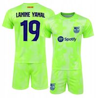 KOMPLET PIŁKARSKI YAMAL BARCELONA STRÓJ SPORTOWY DZIECIĘCY 146cm