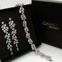 Komplet ślubny CHLOE silver + FLORAL silver