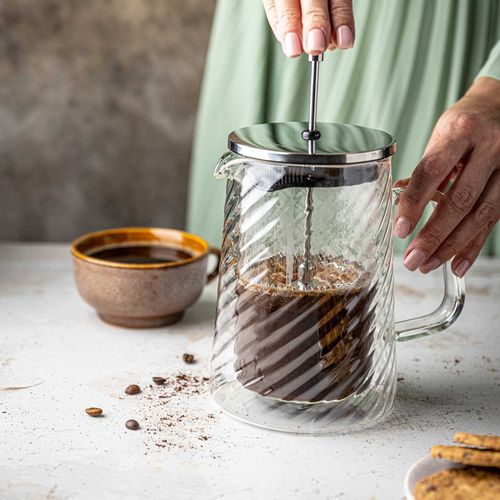 zaparzacz tłokowy do kawy/herbaty termiczny 600ml klausberg kb-7763 na Arena.pl
