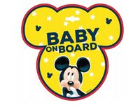 Tabliczka Baby On Board, Mickey