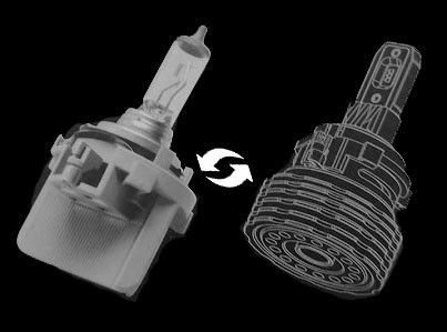 Żarówki LED H7 dedykowane do VOLKSWAGEN EOS 2012-2016r. na Arena.pl