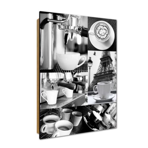 Deco Panel, Coffee czarno-białe 30x40 na Arena.pl